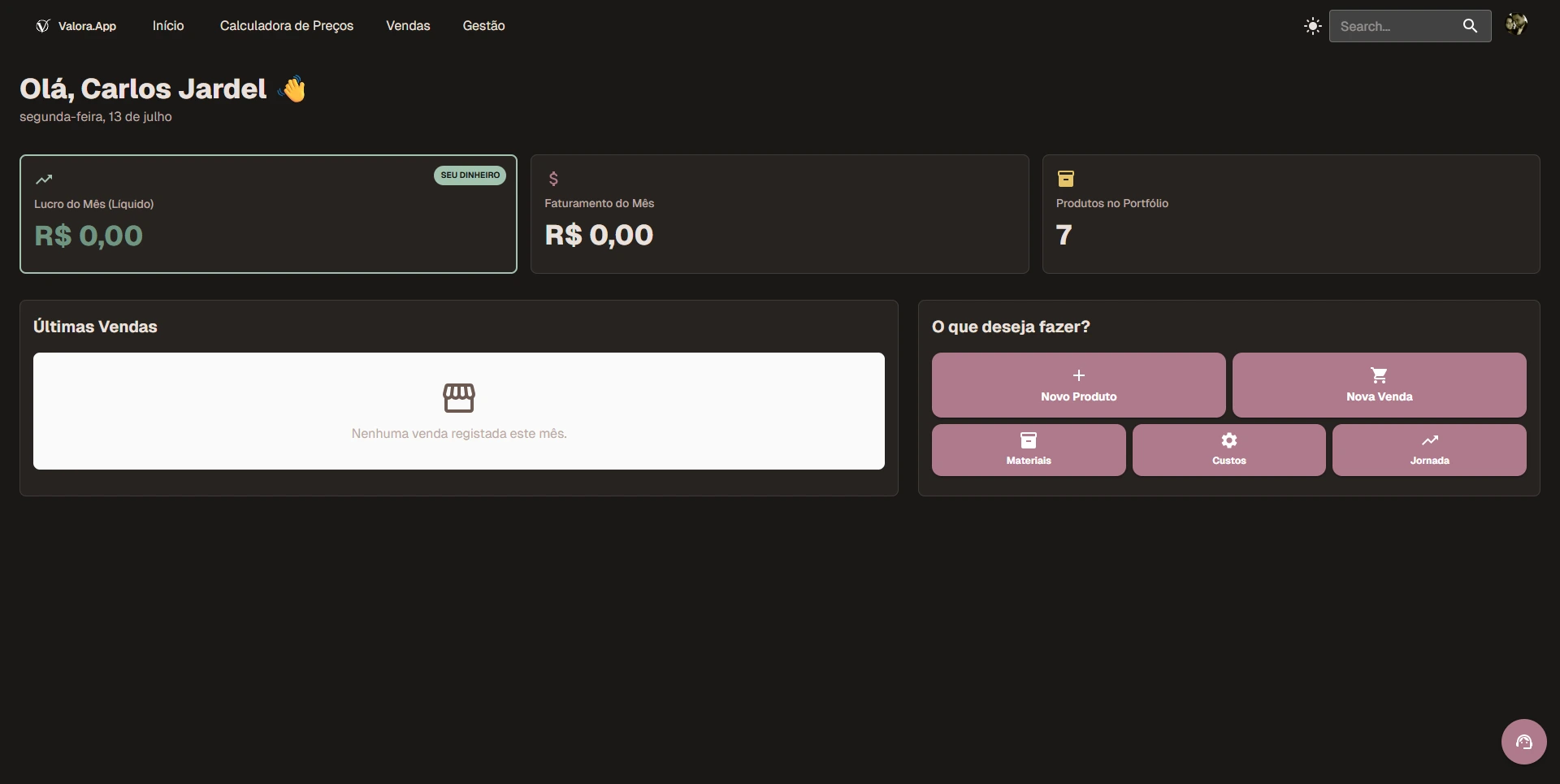 Print do site Lisa Carioca